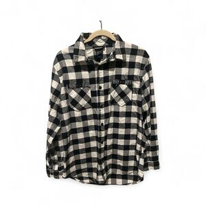 Burton Black and White Checkered Men's Shirt